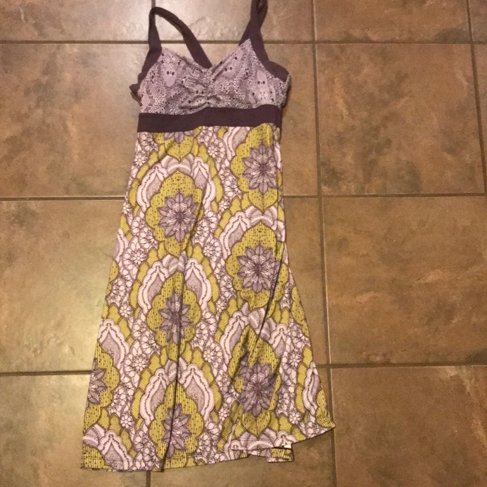 Size small Prana dress purple and green!